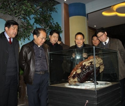 市委常委、宣傳部長潘熙寧，副市長盧天錫蒞臨仙客來公司走訪